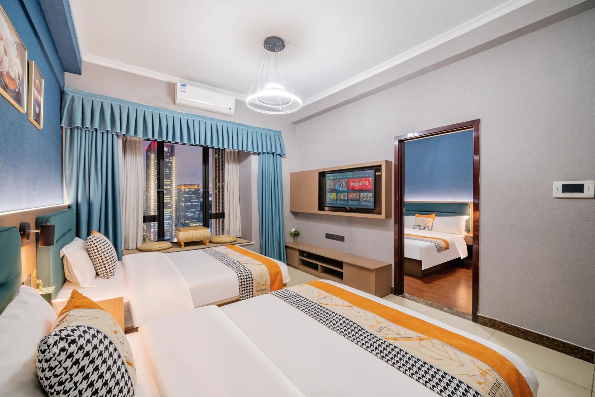 Pazhou Angda International Aparthotel Canton Fair Branch Zewnętrze zdjęcie